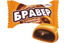 Конфеты "Бравер" шоколадный