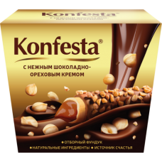 Конфеты "Конфеста" шоколадно-ореховый крем 150г Конфеты "Конфеста" шоколадно-ореховый крем 150г