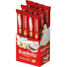 Конфеты "Конфеста" DUO сливочно-кокосовый крем 36г Конфеты "Конфеста" DUO сливочно-кокосовый крем 36г