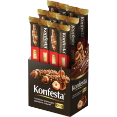 Конфеты "Конфеста" DUO шоколадно-ореховый крем 36г Конфеты "Конфеста" DUO шоколадно-ореховый крем 36г