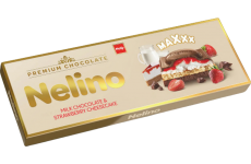 Шоколад "Nelino" Maxxx клубника и чизкейк 270г