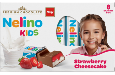 Шоколад "Nelino" KIDS клубника и чизкейк 100г