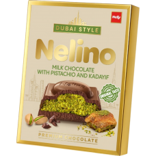 Шоколад "Nelino" DUBAI STYLE фисташка и кадаиф 62г
