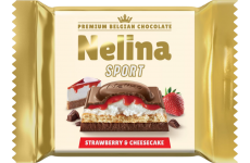 Шоколад "Nelina" SPORT Premium клубника и чизкейк 55г