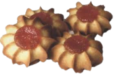 Печенье "Курабье" с джемом