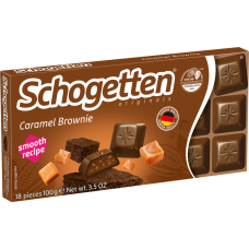 Шоколад "Schogetten" caramel brownie 100г