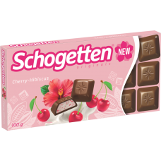 Шоколад "Schogetten" cherry-hibiscus 100г