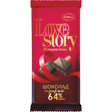 Шоколад "Love Story" горький 82г