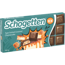 Шоколад "Schogetten" salted caramel, cheesecake 100г